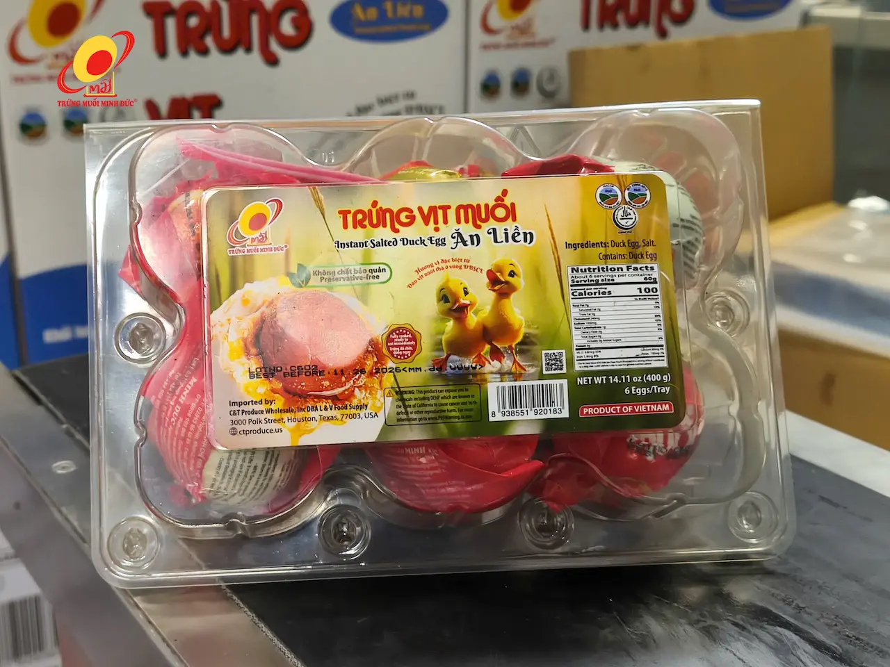 Instant Salted Duck Egg exported to the US
